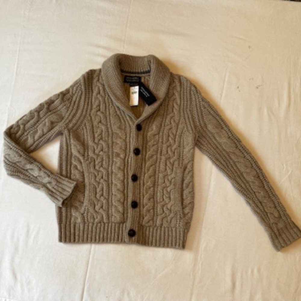 FINEST Banana Republic Small 100% Cashmere Shawl Collar Cardigan NWT‌‌‌‌‌